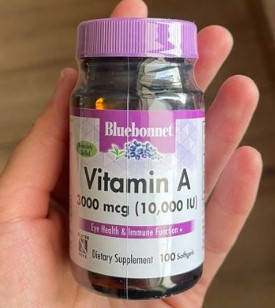 

Витамин А жира рыбьей печени Bluebonnet Nutrition Vitamin A 3000 mcg 100 гел капс