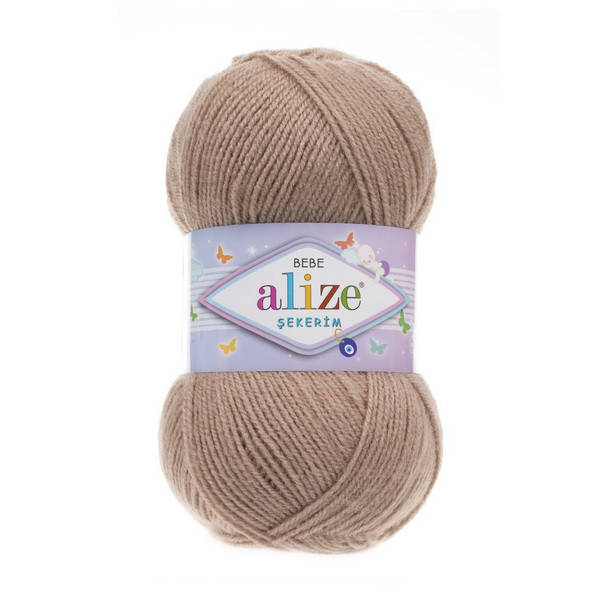 

256 Пряжа Alize Sekerim Bebe беж