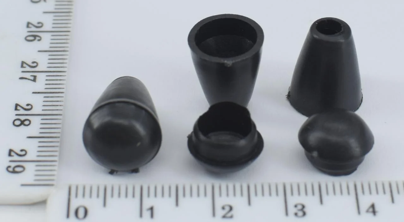 

Наконечник на шнур пластиковый Колокольчик черный