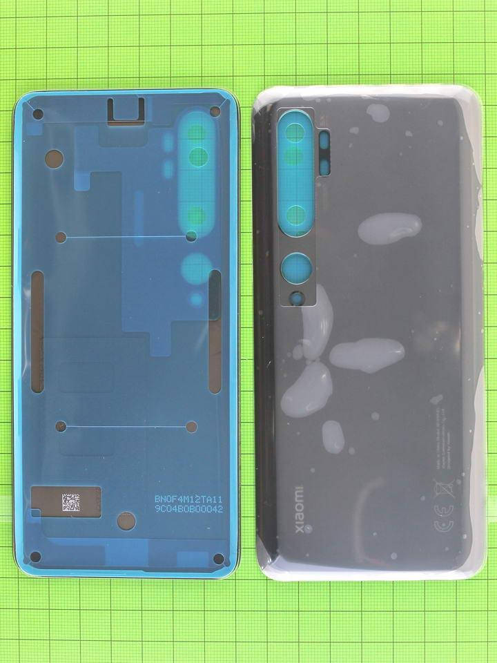 

Задня кришка Xiaomi Mi Note 10 Pro чорна Оригінал #55050000391L