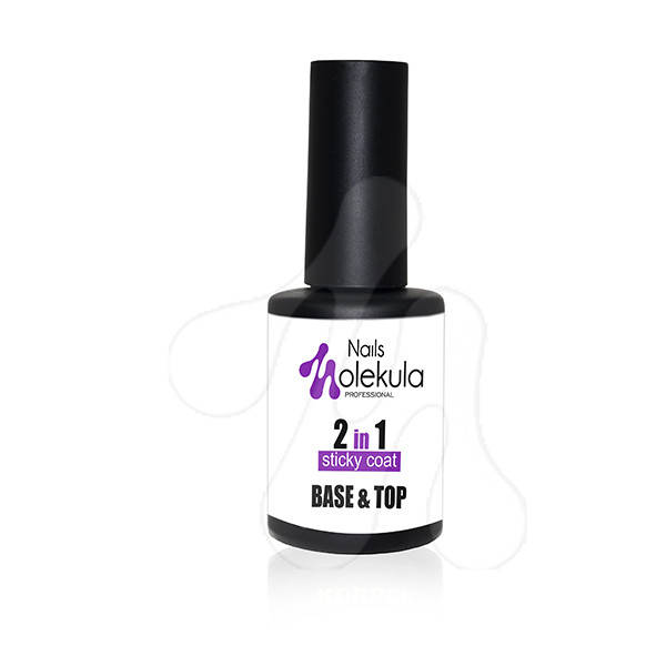 

Molekula Base&Top Coat 2in1 - база и топ 2в1 для гель-лака, 12 мл