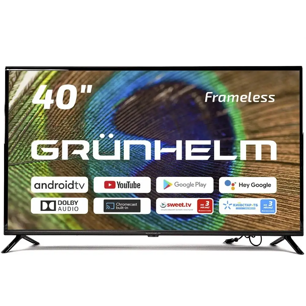 

Телевизор 40" Grunhelm GT9FHD40-GA SMART