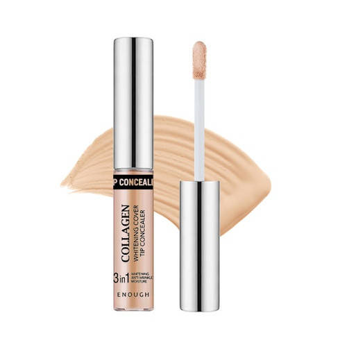 

Осветляющий кремовый консилер Enough Collagen Whitening Cover Tip Concealer 9 ml