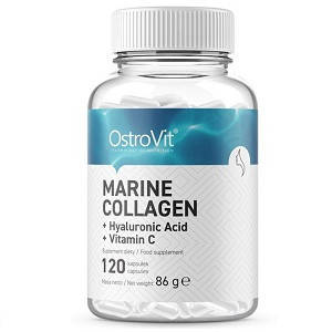 

Для суставов и связок OstroVit Collagen Marine with Hyaluronic Acid and Vitamin C (120 капсул.)