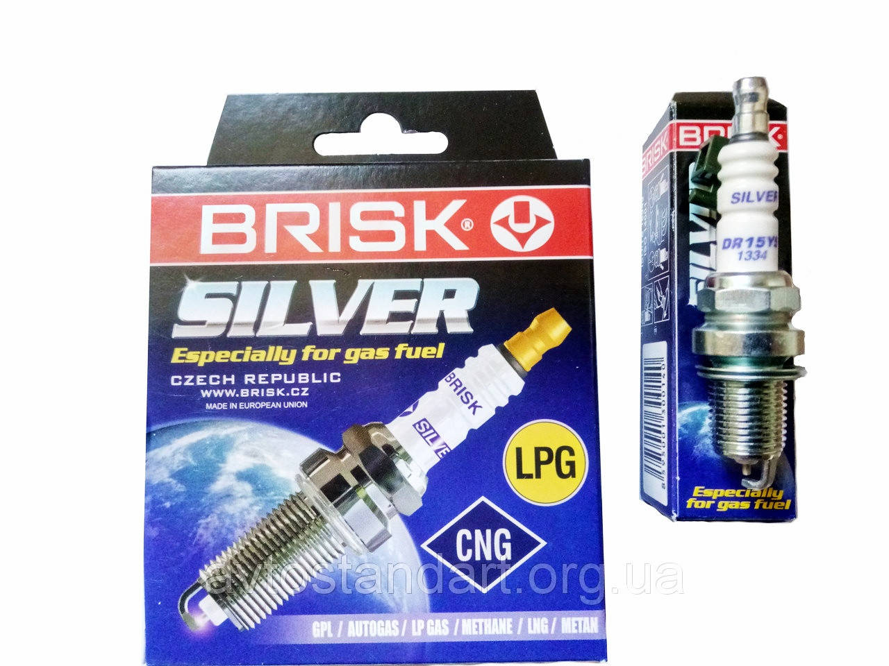 

Свечи зажигания ВАЗ для автомобилей с ГБО от компании BRISK silver