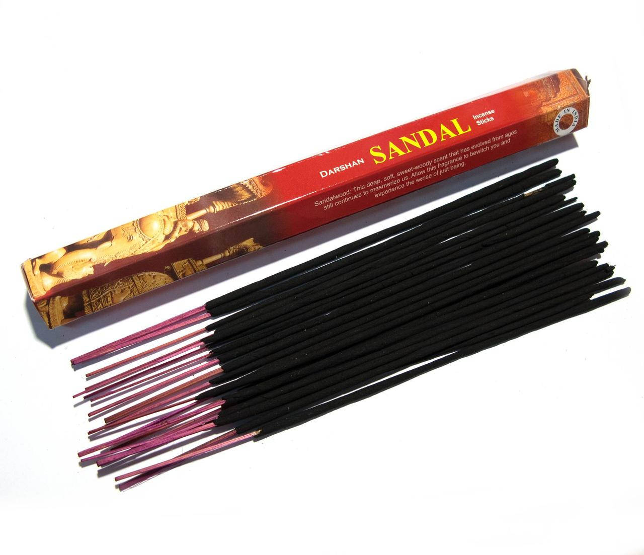 

Угольное благовоние Sandal (Сандал)(Darshan)(6/уп) шестигранник