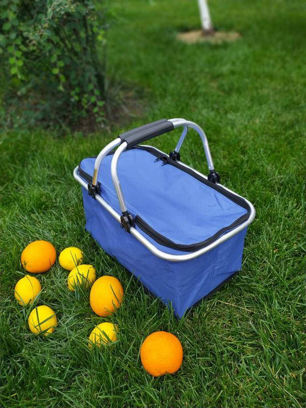 

Сумка холодильник для пикника складная MH 3078 21х24х44, Синий