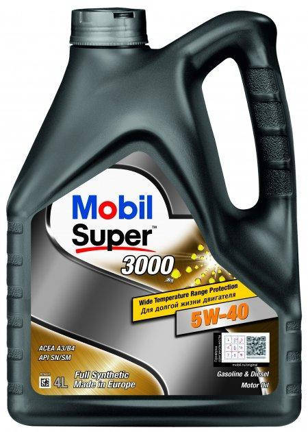

Олива моторна Mobil Super 3000 X1 5W-40, 4л.