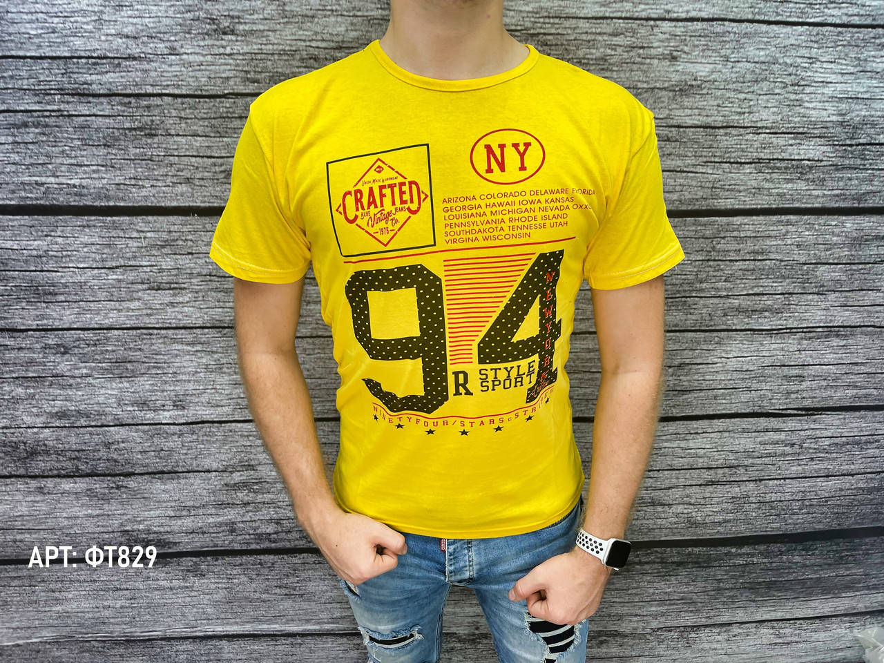 

Мужская футболка. Размеры: L, XL, 2XL (маломерят на размер)