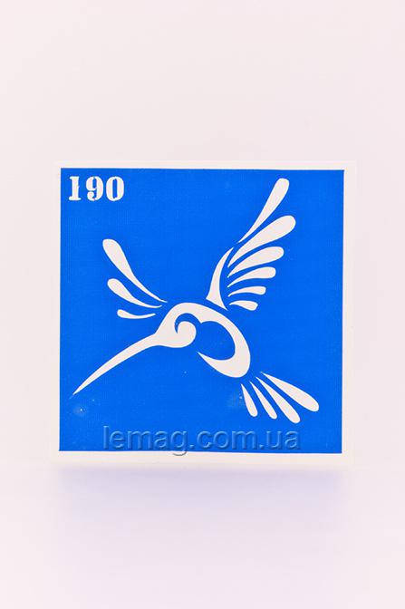 

Boni Kasel Трафарет для био тату 6x6 см - 190, 1 шт