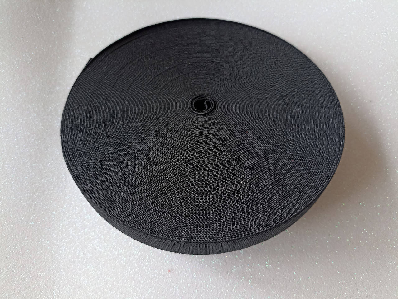 

Резинка бельевая широкая для одежды 2см черная 22.5м, Черный