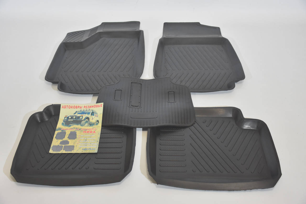 

Коврики для ВАЗ Нива резиновые в салон (CarGum Харьков)