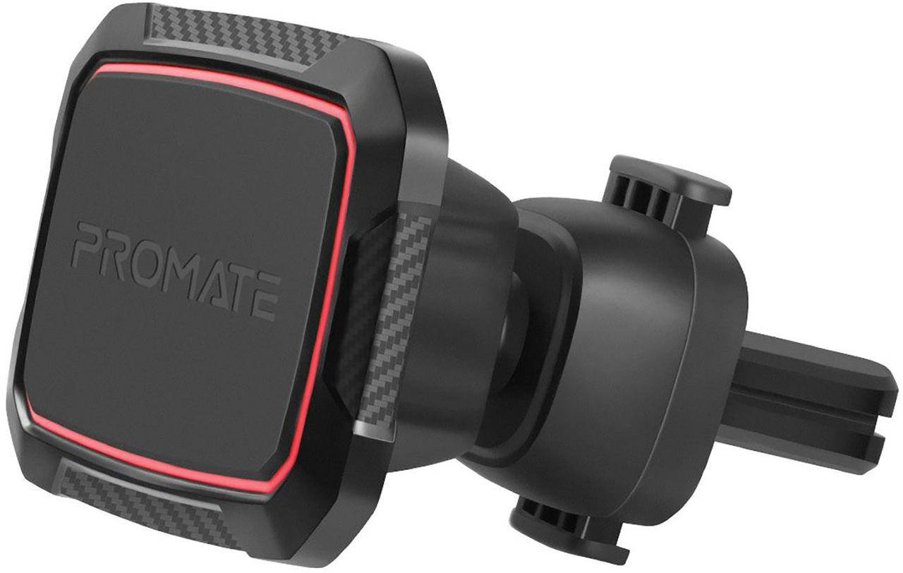 

Магнитный автодержатель для телефона Promate AirGrip-2 Maroon, Красный