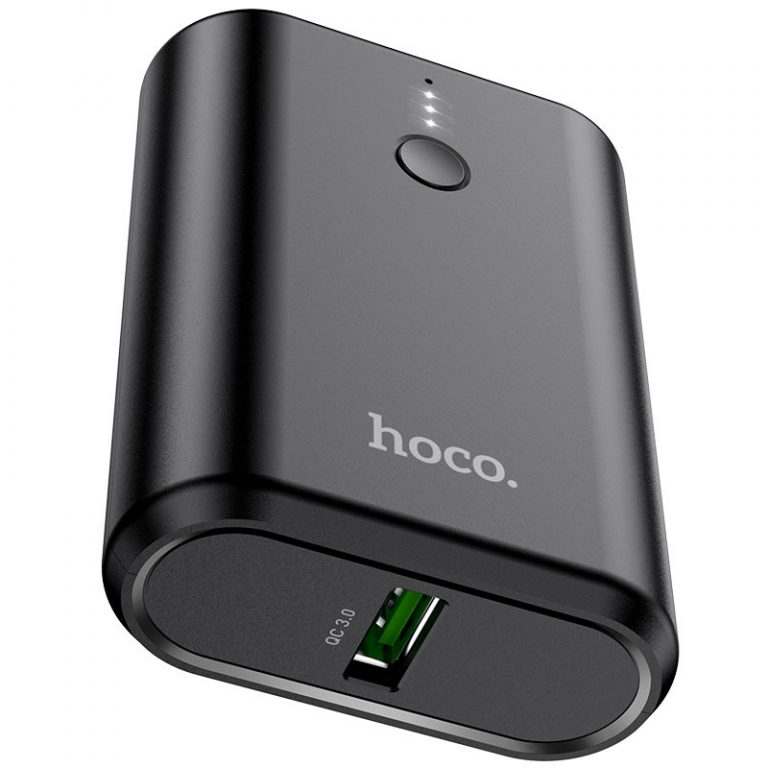 

Повербанк HOCO Mayflower Q3 10000mAh |1USB/1Type-C, 3A/20W, PD/QC| Черный