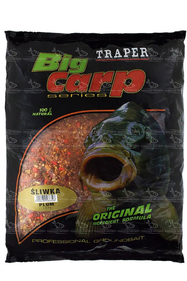 

Прикормка Traper Big Carp 2,5кг Plum (Слива) "Оригинал"