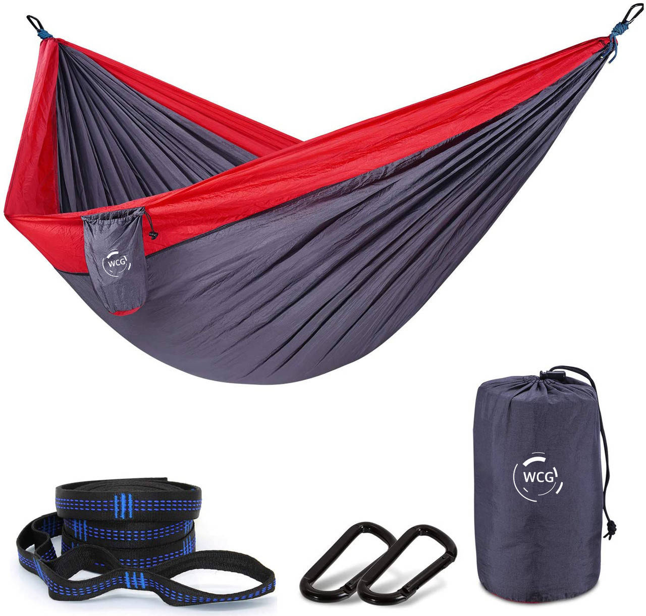 

Нейлоновый гамак TOURING Красный с черным XL 270х140 WCG