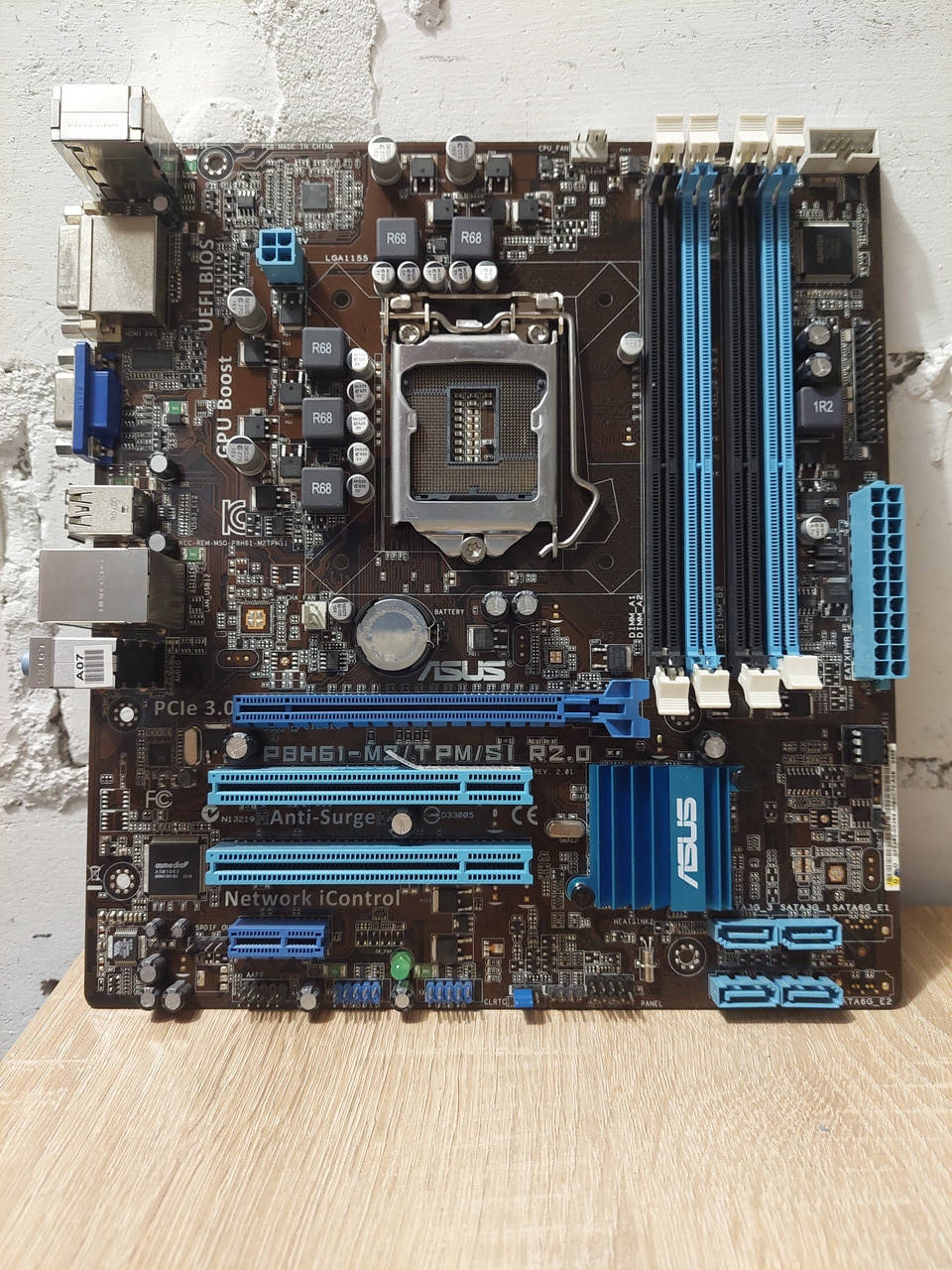 

Материнська плата Asus P8H61-M2/TPM/SI R2.0 Socket 1155