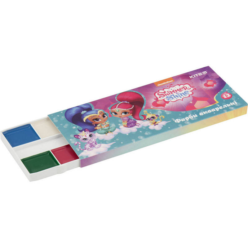 

Краски акварельные 12 цветов Kite Shimmer & Shine SH18-041