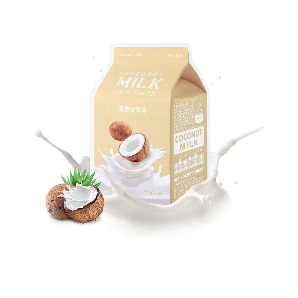 

Тканевая маска для лица с экстрактом кокоса A'pieu Coconut Milk One-Pack 21 мл