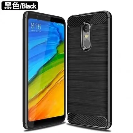 

Противоударный чехол для Xiaomi Redmi 5 Plus Черный бампер