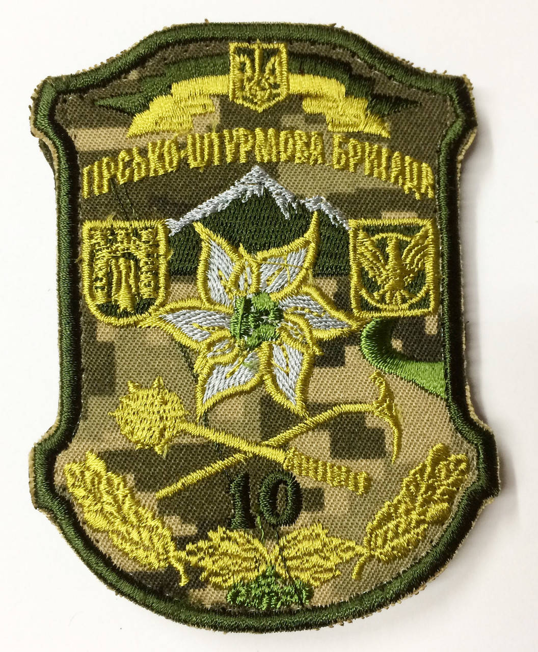 

Шеврон Горно-штурмовая 10 бригада
