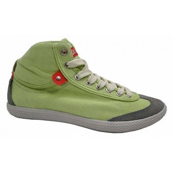 

Высокие кроссовки, кеды Restime текстильные салатовые 39, Салатовый