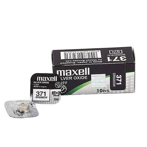 

Батарейки 371 Maxell (SR920SW, G6) серебро