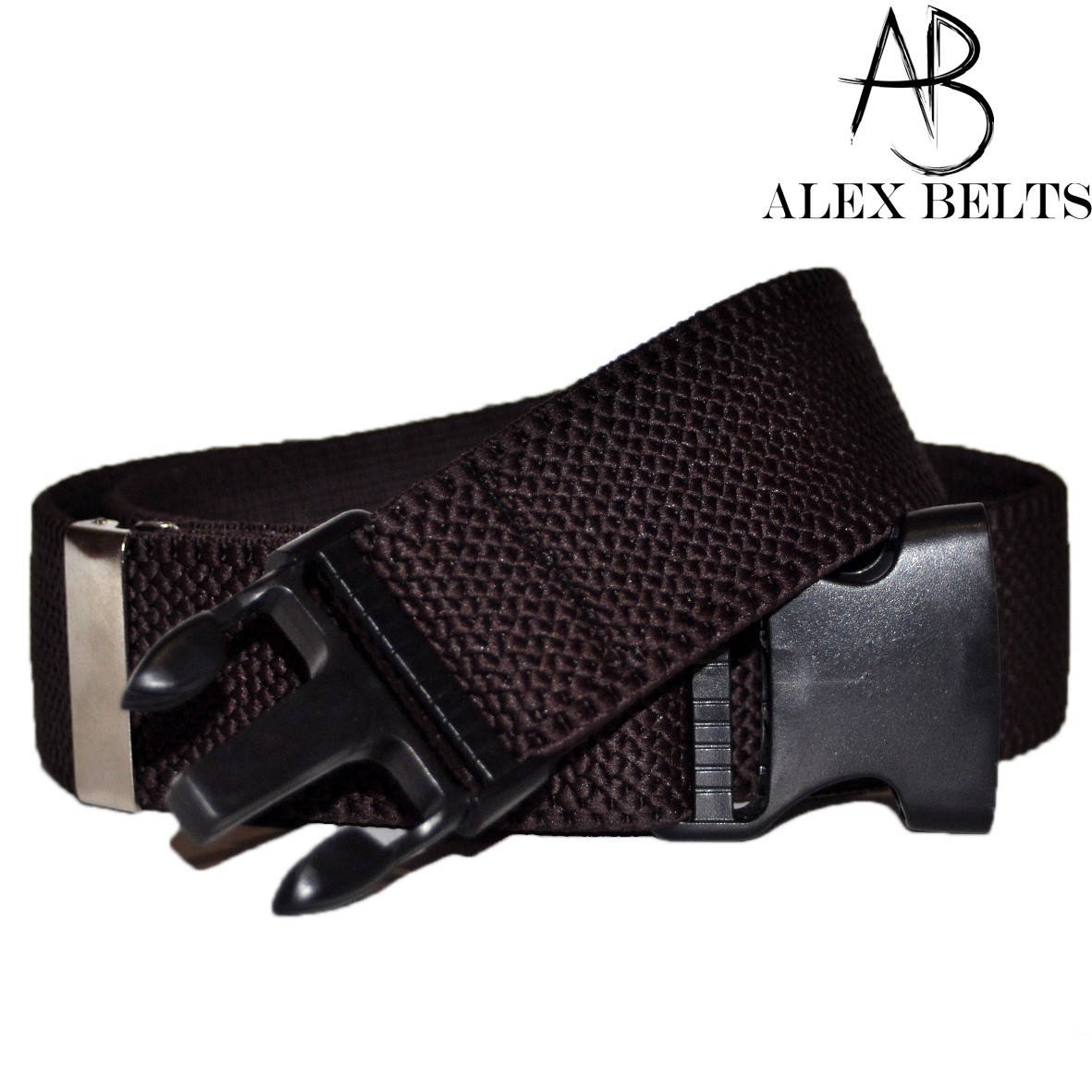 

Ремень джинсовый резинка (тёмно-коричневый) пряжка замок 40 мм -купить оптом в Одессе