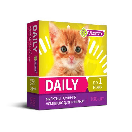 

Вітаміни «Daily» ДЛЯ КОШЕНЯТ