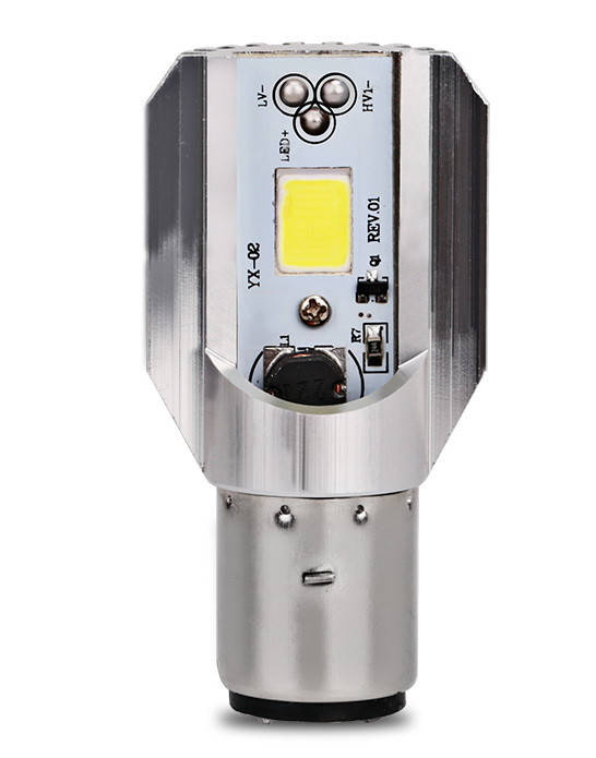 

H6, BА20D, DC6-36V Лампа для скутера, мотоцикла светодиодная двухконтактная LED