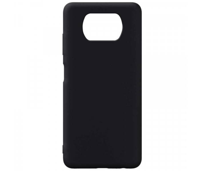 

Чехол Mobiking Silicon Case Xiaomi POCO X3, X3 Pro Black силиконовая накладка, Черный