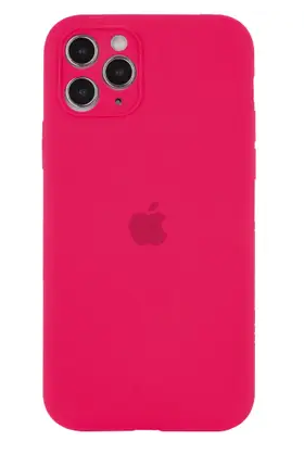 

Силиконовый чехол Apple для iPhone 11 Pro Silicone Case Rose Red, Темно-красный