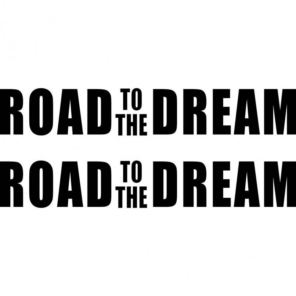 

Набор виниловых наклеек на автомобиль - Road to the Dream | Дорога к Мечте