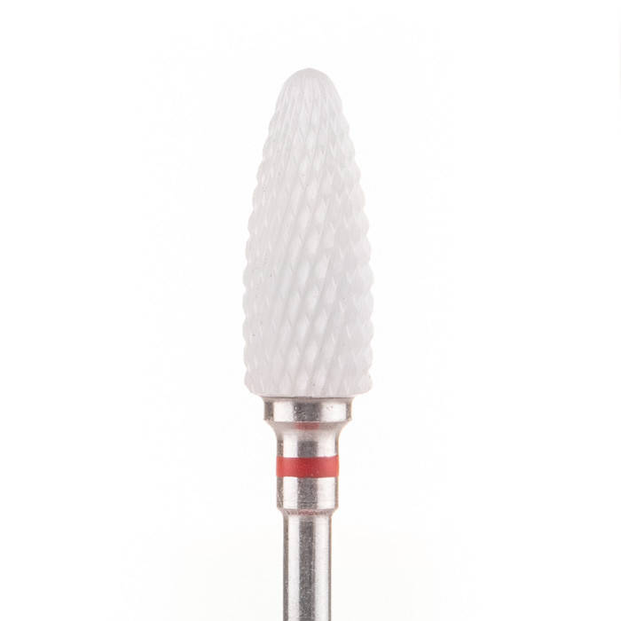 

Фреза керамическая Nail Drill для снятия гель-лака (Кукуруза) - 640 701 Flame S(F) (красная насечка)