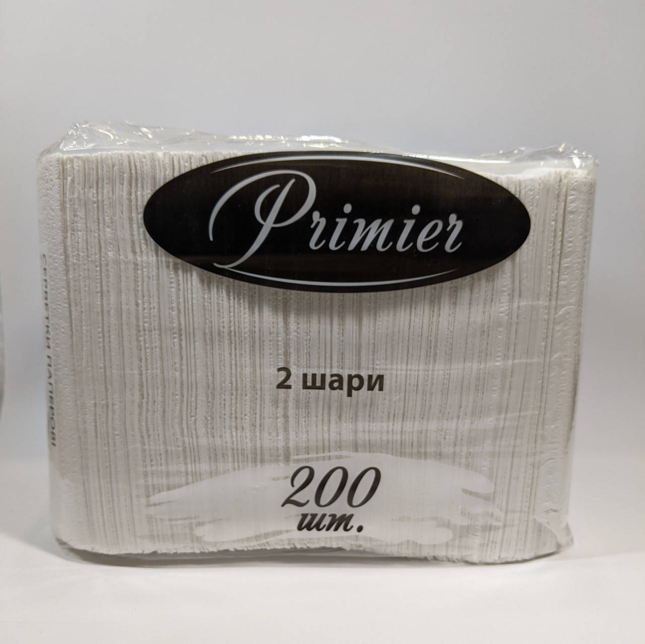 

Салфетки бумажные “PRIMIER” Белые, Белый