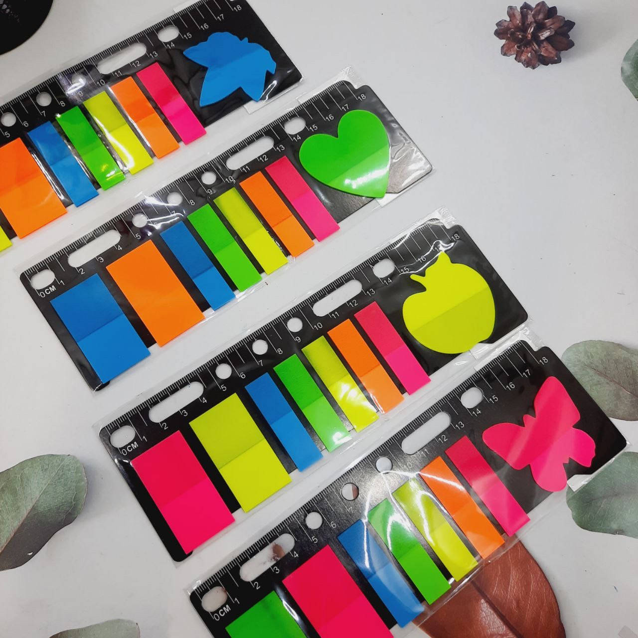 

Набор стикеров с клейким краем, Разные цвета