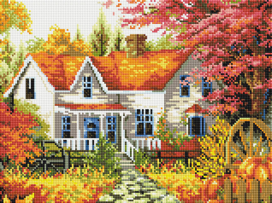 

Алмазная мозаика ColorArt 30х40см Осенний пейзаж ST438