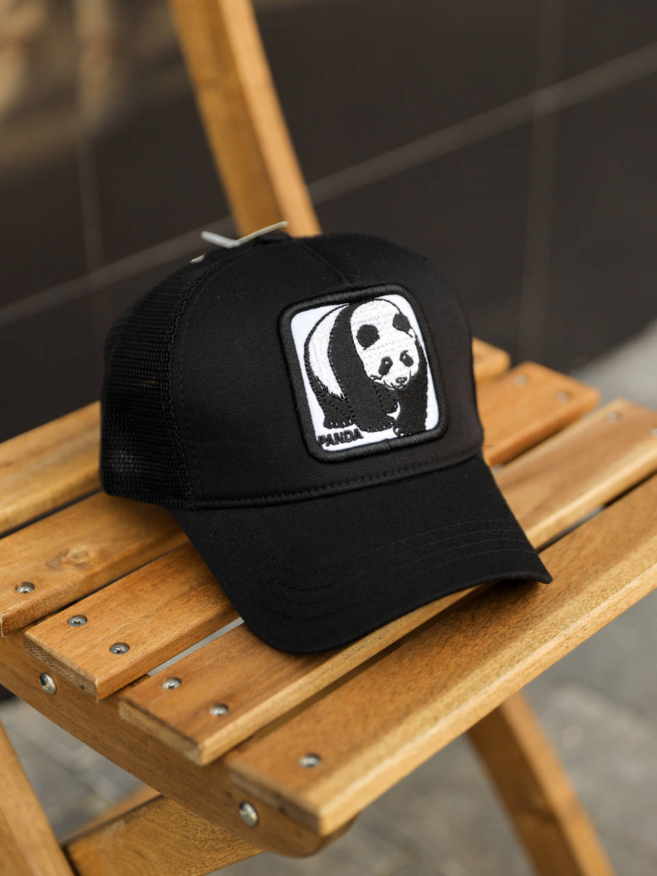 

Кепка тракер Gr.Brothers с колекции Animal Farm Panda Панда, Черный