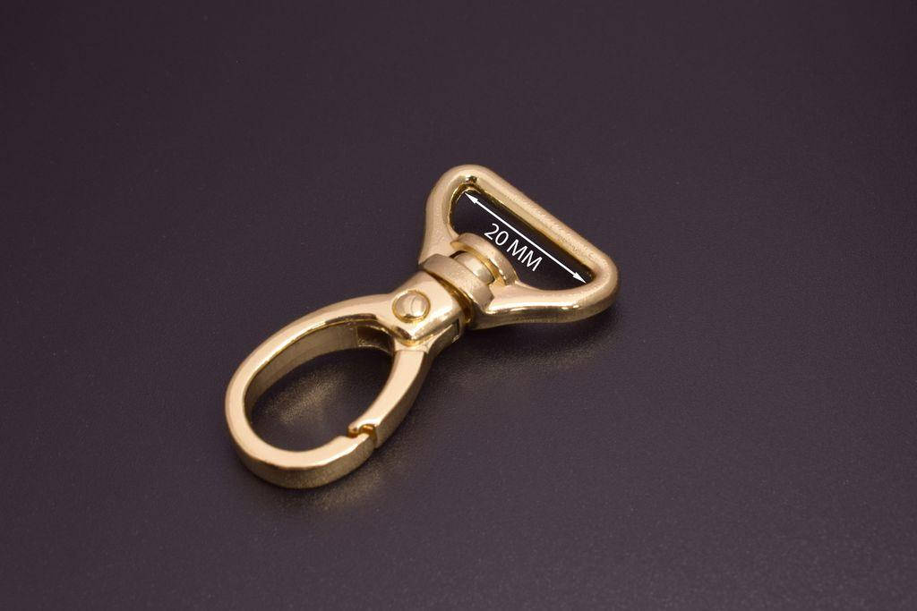 

Карабин 20 мм, золото