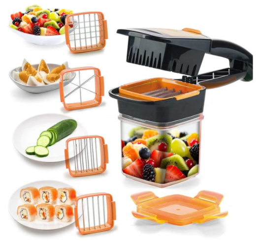 

Овощерезка универсальная Nicer Dicer quick 5 в 1 Оранжевый (KG-1507)