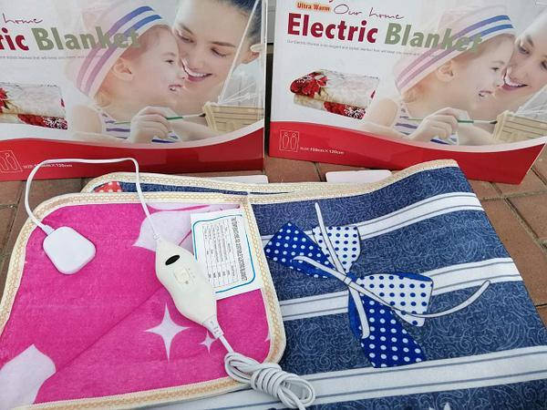 

Электропростынь electric blanket 150*120 в коробці яскраві кольори