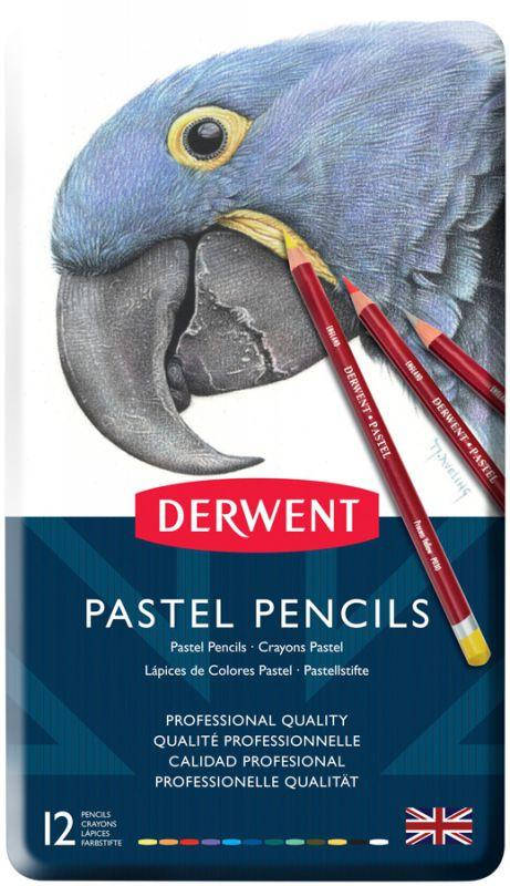 

Набор пастельных карандашей Pastel 12шт., металлическая коробка, Derwent