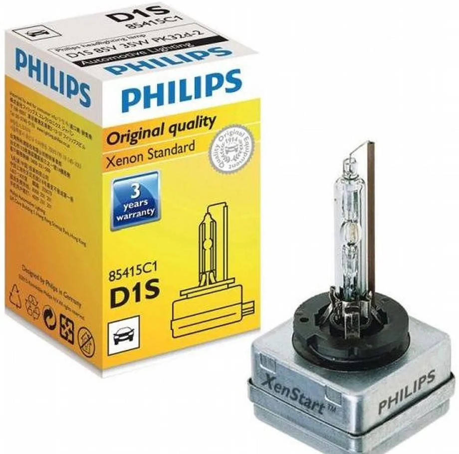 

Лампа D1S Philips 35W Osram d8s d5s d4r d3s d3r d2r d2s d1s d1r Ксеноновая Ксенон