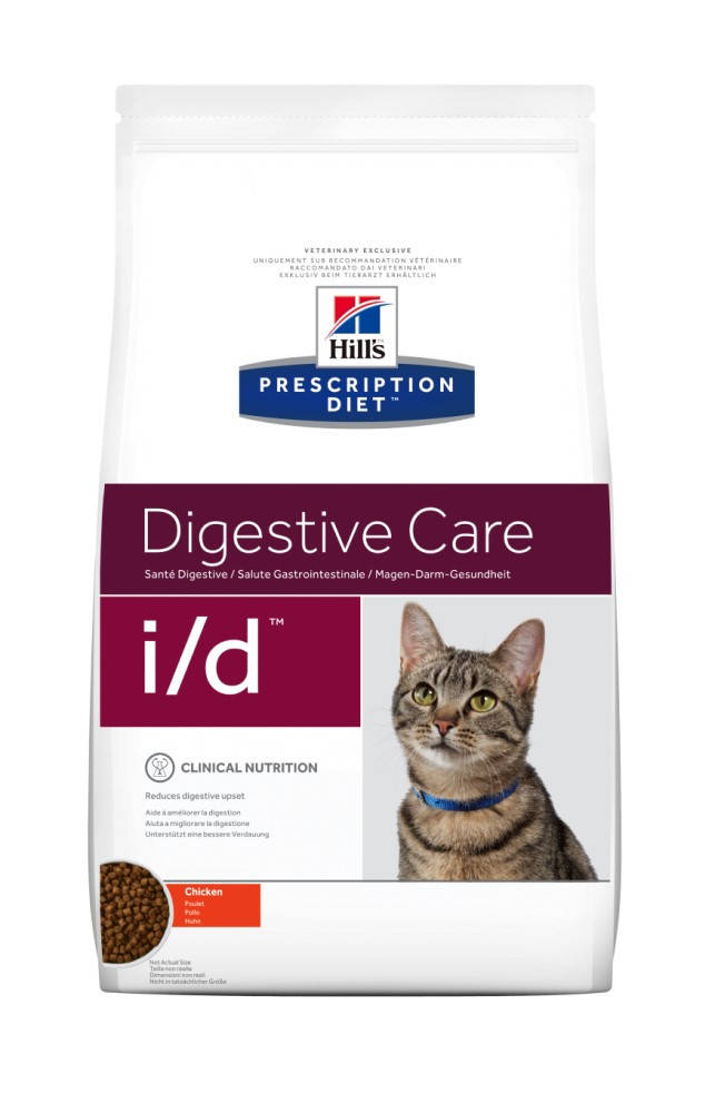 

Hill's Prescription Diet Feline i/d Digestive Care корм для кошек с курицей 1.5 кг