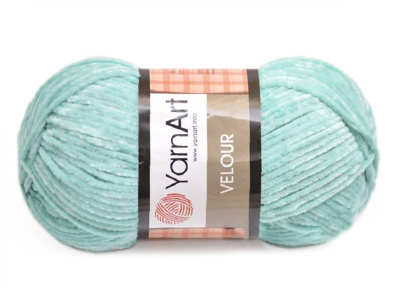 

YarnArt Velour, Небесный №864, Голубой