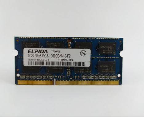 

Для ноутбука 4GB DDR3 1333MHz Elpida PC3 10600S 2Rx8 RAM Оперативная память