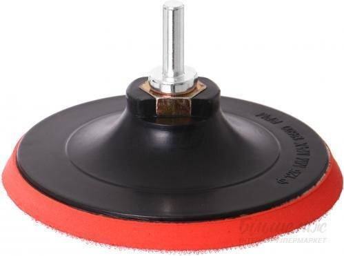 

Платформа для шлифлистов на липучке 125мм, (с переходником)//WERK