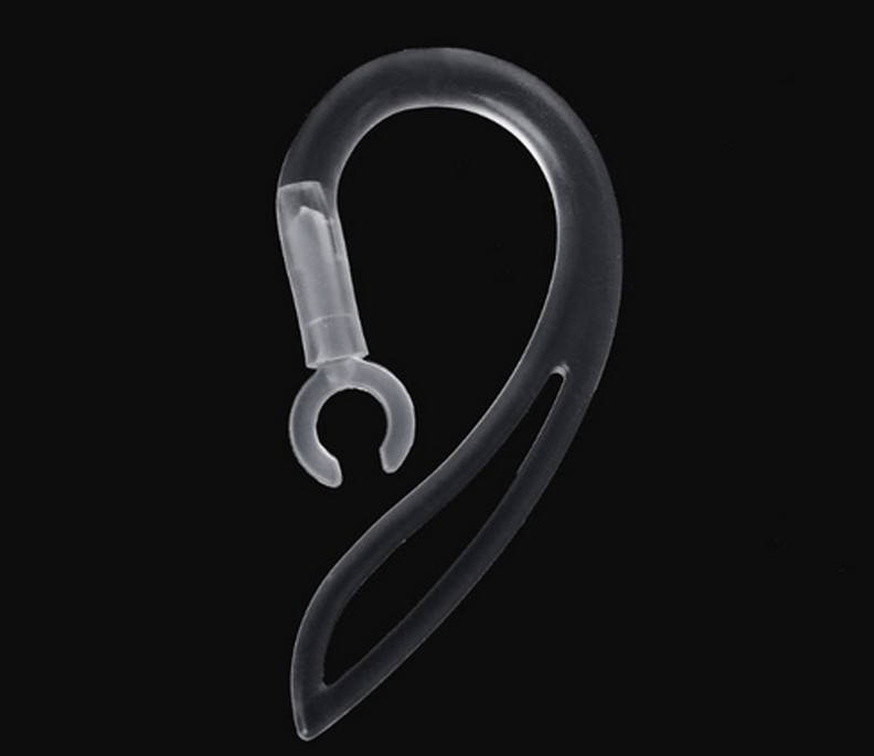 

Дужка заушная для Bluetooth гарнитуры (ушко блютуз), крючок для блютуз, заушина, ушной крючок 6мм, Силикон с поворотным креплением, прозрачный