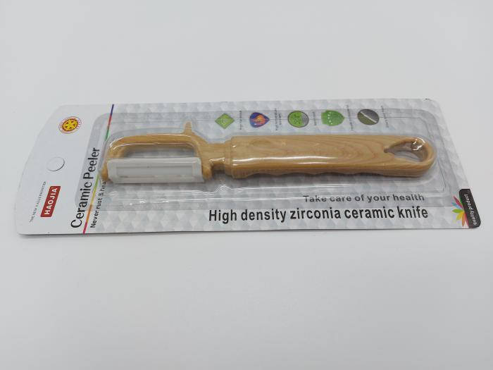 

Нож-экономка для чистки овощей пластиковый Овощечистка ручная L 18 cm Кухонные ножи и подставки