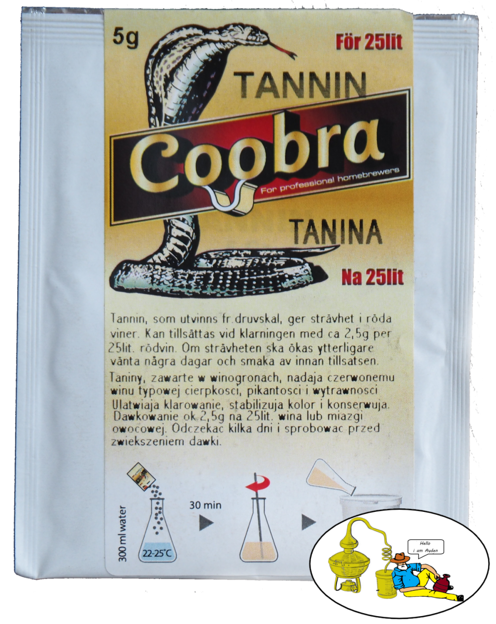 

Coobra TANINA для Вина 5g na 25l